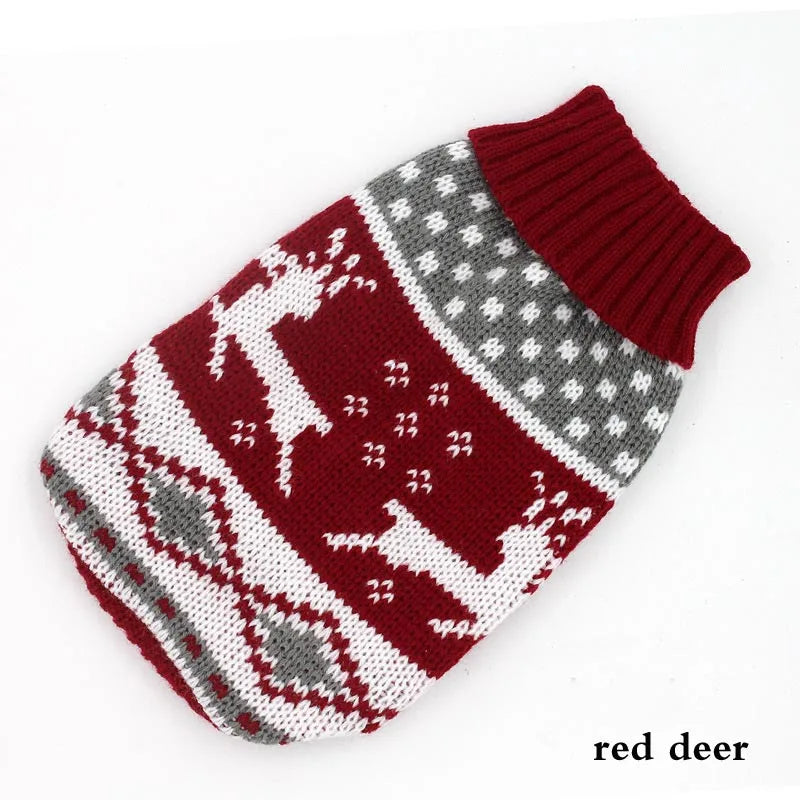 Pet Clothes Dog Sweater Cat Costume For Small Dogs Christmas Deer Clothing Cat Sweater Dogs Coat Halloween Warm Pet Knitte Coat