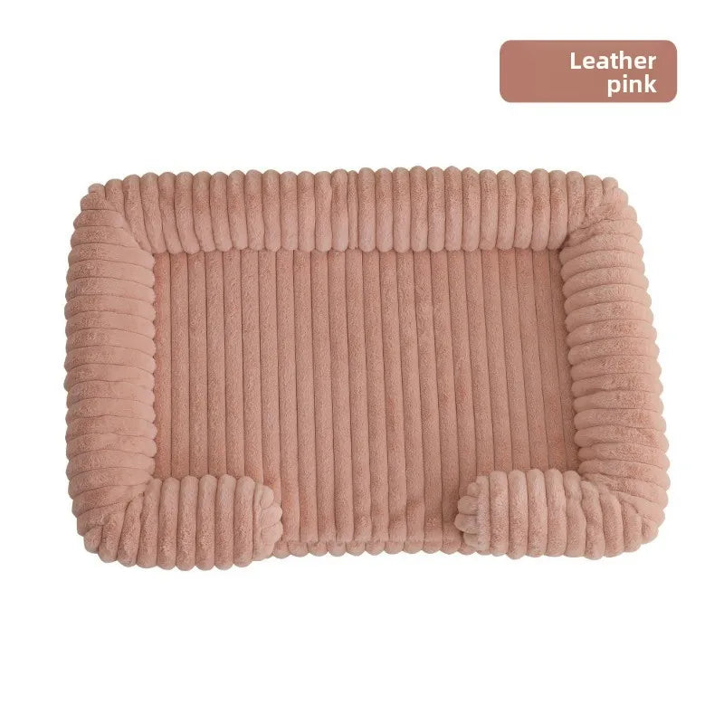 S M L XL XXL Calming Dog Bed Orthopedic Memory Foam Sofa Couch Waterproof Removable Cover Plush Mat for Small Medium Large Dogs