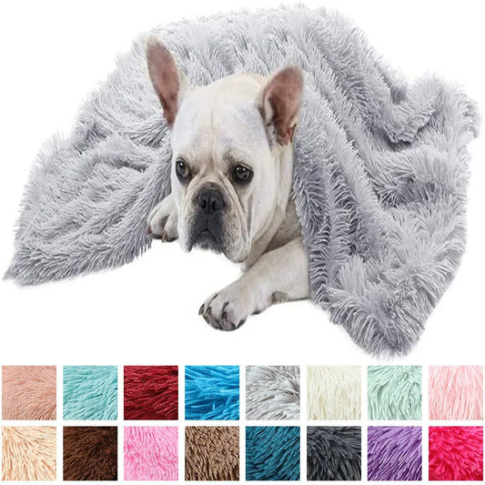 Super Soft Fleece Fluffy Pet Blankets Dog Sleeping MatMattress Extra Warm Pet Cushion for Small Medium Large Dogs & Cats