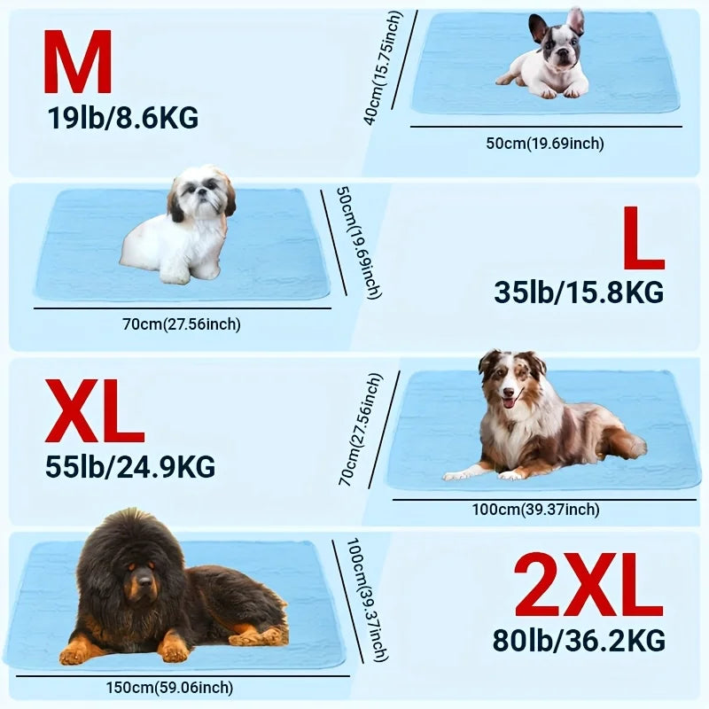 Dog Cooling Floor Mat Summer Pet Cold Bed Extra Large For Big Dogs Pet Accessories Cat Durable Blanket Sofa Cat Ice Pad Blankets