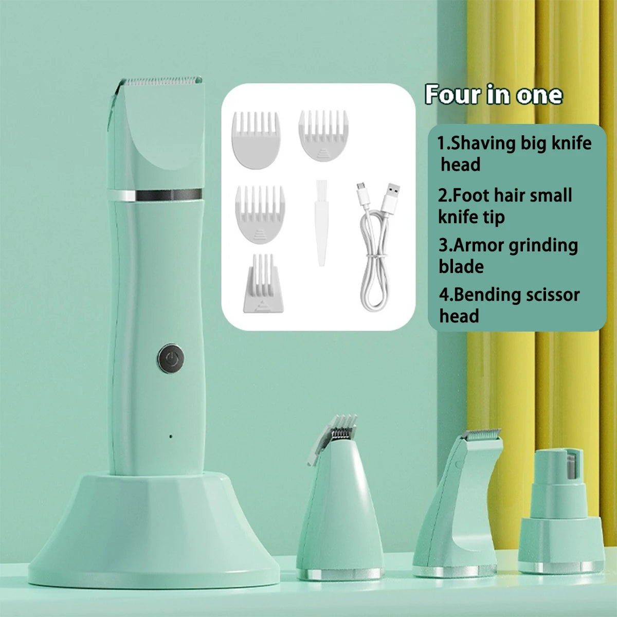 Dog Clipper Pet/Cat/Rabbit Hair Clippers Grooming Haircut Professional Trimmer Shaver Set Pets Cordless Rechargeable Promotions