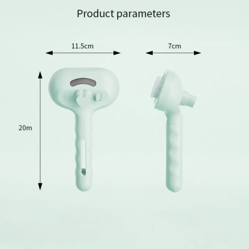 Dog Comb Pet Steam Massage Brush Safe Round Head Soft Teeth Spray Hair Removal Comb for Dog Universal for Cats Dogs Accessories