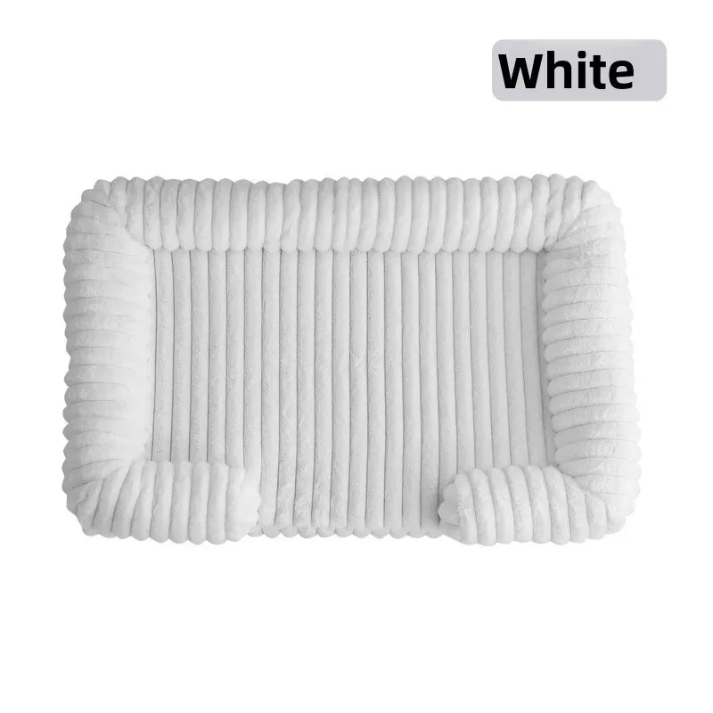 S M L XL XXL Calming Dog Bed Orthopedic Memory Foam Sofa Couch Waterproof Removable Cover Plush Mat for Small Medium Large Dogs