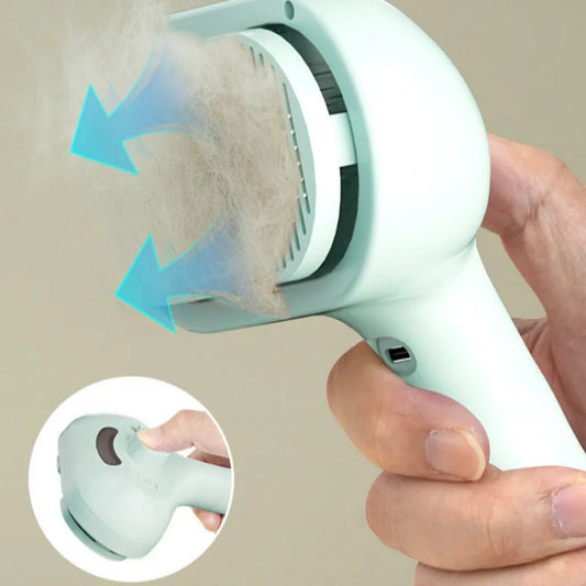 Dog Comb Pet Steam Massage Brush Safe Round Head Soft Teeth Spray Hair Removal Comb for Dog Universal for Cats Dogs Accessories