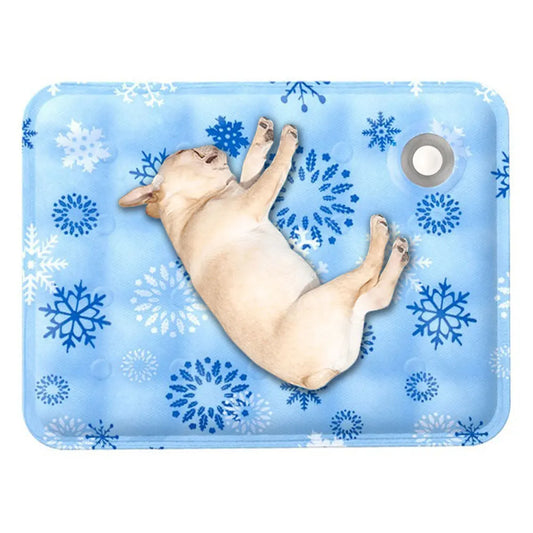Summer Dog Cooling Mat Washable Pet Cooling Mat Water Injection Cooling Dog Bed Keep Your Pet Cool for Dogs and Cats