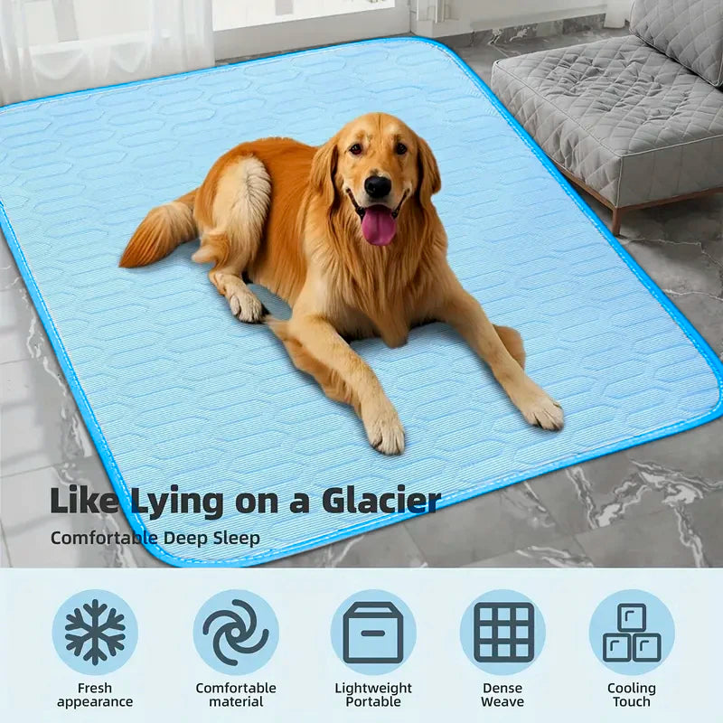 Dog Cooling Floor Mat Summer Pet Cold Bed Extra Large For Big Dogs Pet Accessories Cat Durable Blanket Sofa Cat Ice Pad Blankets