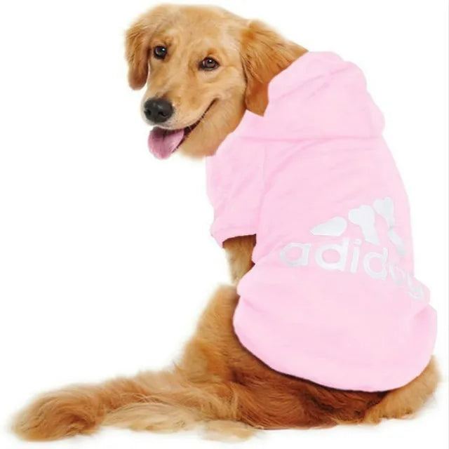 Pet Hoodies Adidog Clothes For Small Dogs Puppy Jacket Sweatshirt Coat Labrador Costume Autumn Winter Keep Warm Pets Clothing