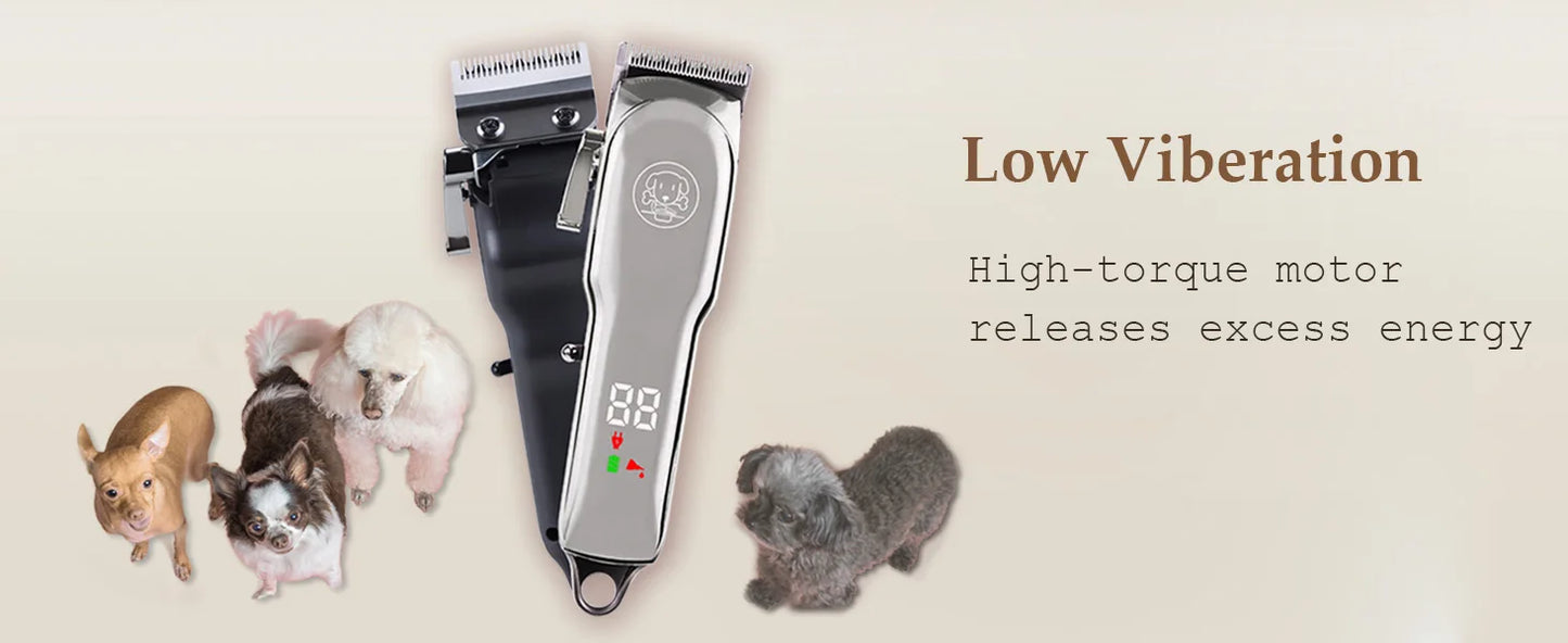 Professional Dog Hair Clipper Pet Trimmer Cat Shaver Animal Foot Hair Cutting Machine Grooming Kit for Sheeps Rabbits