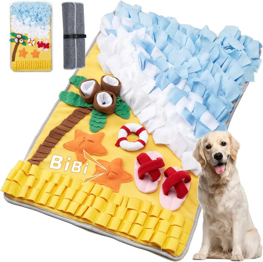 New Pet Sniffing Mat Dog Training Hidden Food Blanket Antiboredom Anti-Choking Sniffing Mat Slow Food Mat Pet Supplies Dog Toys