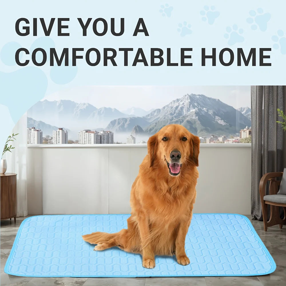 Dog Cooling Floor Mat Summer Pet Cold Bed Extra Large For Big Dogs Pet Accessories Cat Durable Blanket Sofa Cat Ice Pad Blankets