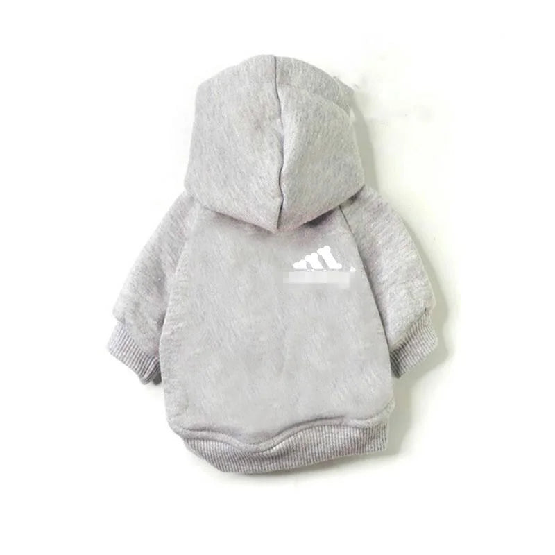 Pet Hoodies Adidog Clothes For Small Dogs Puppy Jacket Sweatshirt Coat Labrador Costume Autumn Winter Keep Warm Pets Clothing