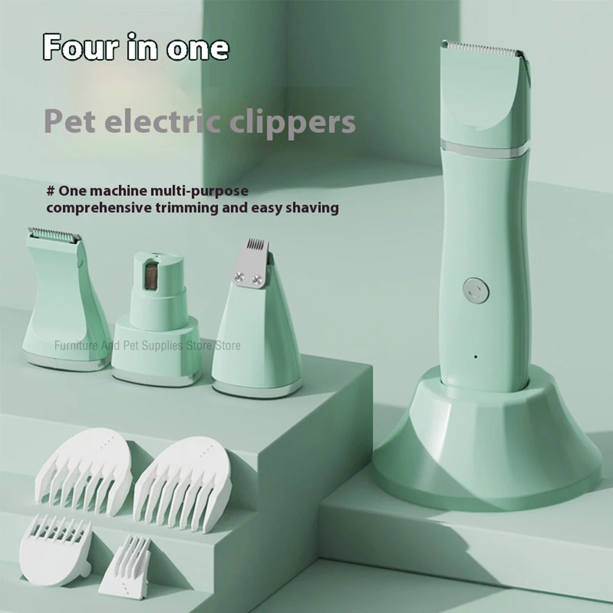 Dog Clipper Pet/Cat/Rabbit Hair Clippers Grooming Haircut Professional Trimmer Shaver Set Pets Cordless Rechargeable Promotions